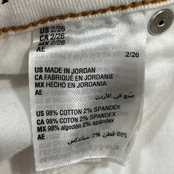 NWOT INC International Concepts Denim Jeans High Rise Wide Leg Crop Raw … - Picture 12 of 16